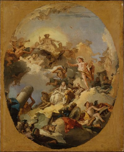Die Apotheose der spanischen Monarchie alkotó: Giovanni Battista Tiepolo