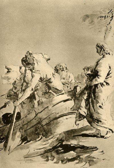Péter hívása, 18. század közepe, 1928 alkotó: Giovanni Battista Tiepolo
