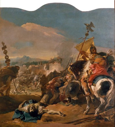 Die Eroberung von Karthago alkotó: Giovanni Battista Tiepolo
