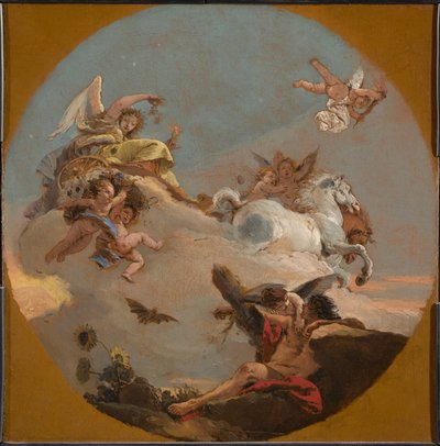 Der Wagen der Aurora alkotó: Giovanni Battista Tiepolo