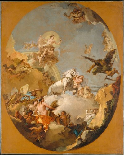 Der Wagen der Aurora alkotó: Giovanni Battista Tiepolo