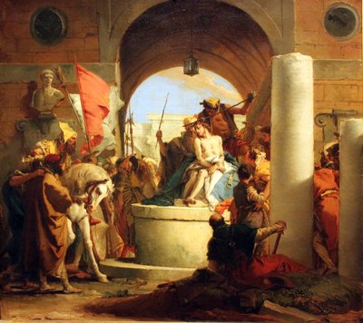 Töviskoronázás Deutsch: Dornenkrönung Christi Orosz: Töviskoronázás alkotó: Giovanni Battista Tiepolo