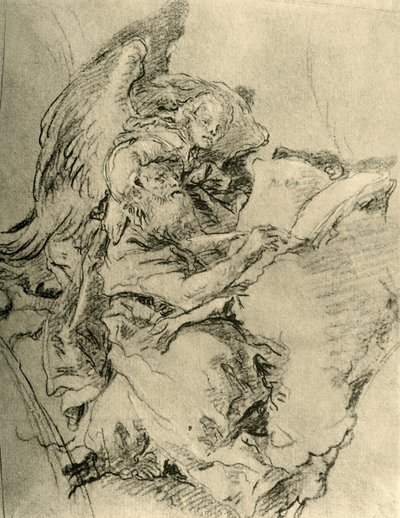 „Máté evangélista”, 1743, 1928 alkotó: Giovanni Battista Tiepolo