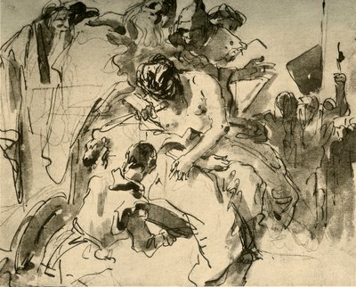 Das Opfer der Iphigenie, ca. 1757, 1928 von Giovanni Battista Tiepolo