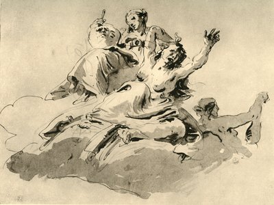 Három nő, 18. század közepe, 1928 alkotó: Giovanni Battista Tiepolo