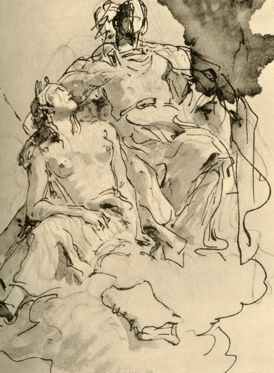 Két nő, 18. század közepe, 1928 alkotó: Giovanni Battista Tiepolo