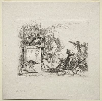 Különféle szeszélyek: halált adó közönség alkotó: Giovanni Battista Tiepolo