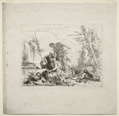 Különféle szeszélyek: A bilincses nő alkotó: Giovanni-Battista Tiepolo
