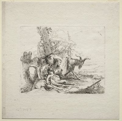 Különféle szeszélyek: A nő tamburával, 1785. alkotó: Giovanni Battista Tiepolo