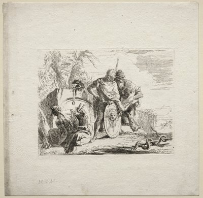Különféle szeszélyek: A fiatal katona és az asztrológus alkotó: Giovanni Battista Tiepolo