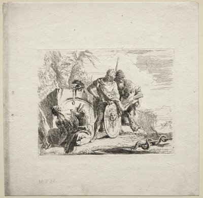Különféle szeszélyek: A fiatal katona és az asztrológus, 1785. alkotó: Giovanni Battista Tiepolo