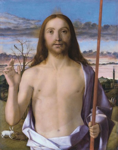 Krisztus áldása alkotó: Giovanni Bellini