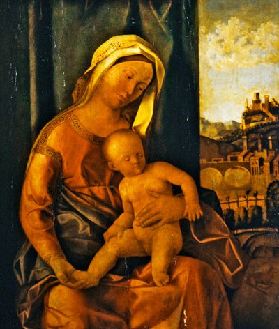 Madonna és gyermeke alkotó: Giovanni Bellini