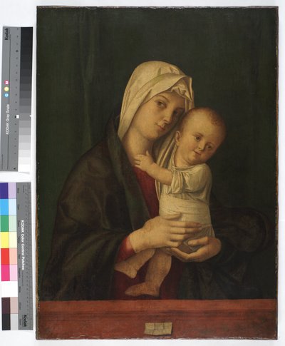 Madonna és gyermeke, 1489 körül (olaj, vászon) alkotó: Giovanni Bellini