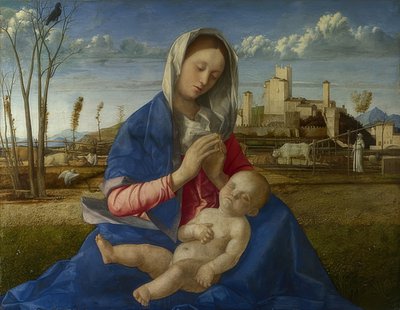 Réti Madonna. 1500 körül alkotó: Giovanni Bellini