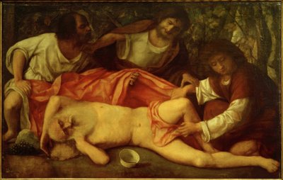 Noé részegsége alkotó: Giovanni Bellini