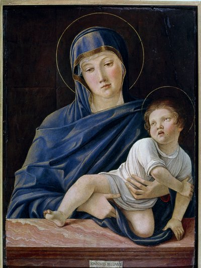 Szűzanya Lochis. Madonna és gyermeke alkotó: Giovanni Bellini