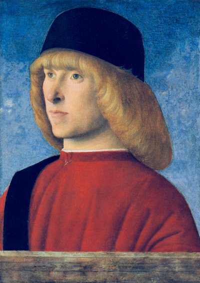 Egy fiatal szenátor portréja alkotó: Giovanni Bellini