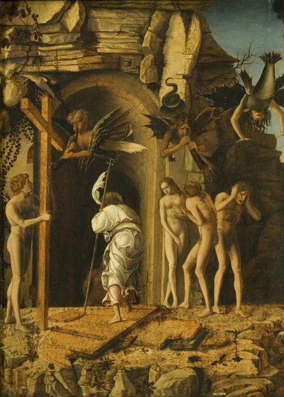Krisztus leszállása Limbóba, 1475-1480 körül (olaj, pergamen a panelen) alkotó: Giovanni Bellini