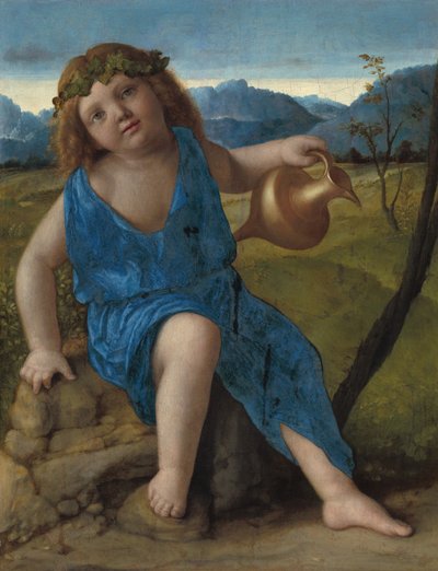 The Infant Bacchus, valószínűleg 15051510. alkotó: Giovanni Bellini
