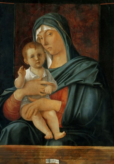 A Szűz és a Gyermek, kb. 1470-1475. alkotó: Giovanni Bellini