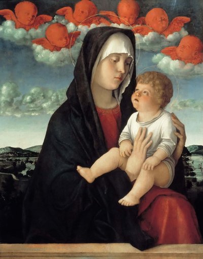 A Szűz és a gyermek c. 1500. alkotó: Giovanni Bellini