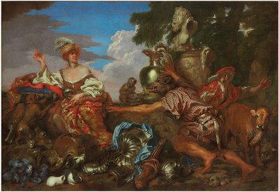 Circe Ulysses társai vaddisznókká változtatása alkotó: Giovanni Benedetto Castiglione