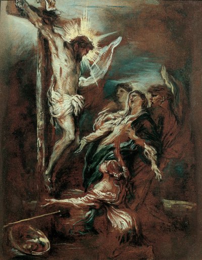 Keresztre feszítés alkotó: Giovanni Benedetto Castiglione