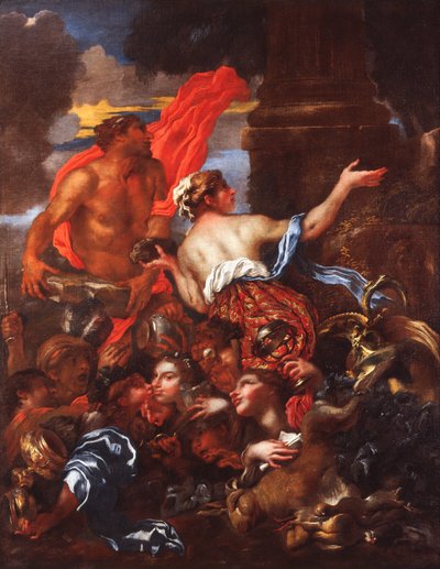 Deukalion és Pyrrha alkotó: Giovanni Benedetto Castiglione