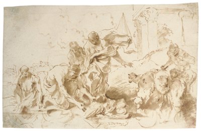 Mózes megtalálása alkotó: Giovanni Benedetto Castiglione