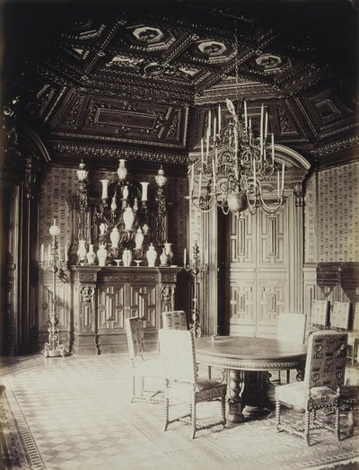 A Sztroganov-palota Szentpéterváron. Az ebédlő, 1860-as évek alkotó: Giovanni Bianchi