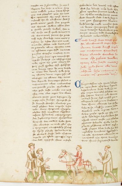 Dekameron, Cecco Angiolieri tolvajnak nézik , Kilencedik nap, novella 4. alkotó: Giovanni Boccaccio