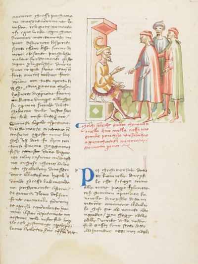 Dekameron, A három gyűrű példázata - Szaladin és az alexandriai Melkisedek, Első nap, novella 3. alkotó: Giovanni Boccaccio