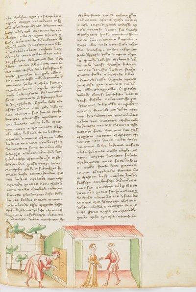 Dekameron, A fantom - Tessa dalla Cuculia bántalmazza férjét , Hetedik nap, novella 1. alkotó: Giovanni Boccaccio