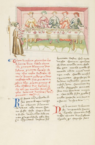 Dekameron, A férj talált - Gilette de Narbonne a férje előtt , Harmadik nap, novella 9. alkotó: Giovanni Boccaccio