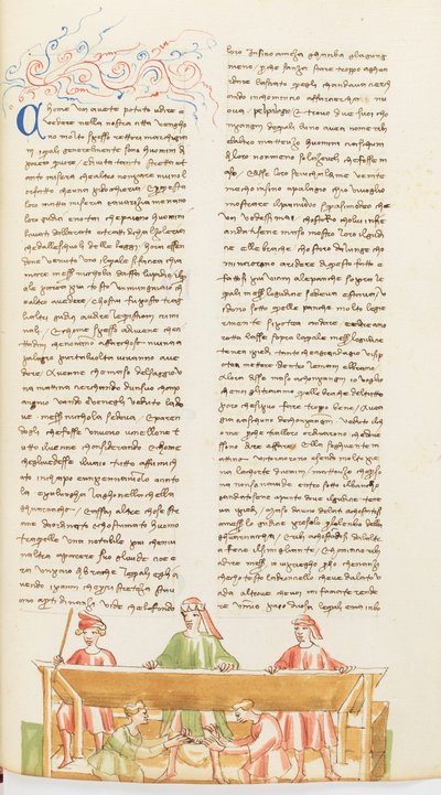 Dekameron, Visszavont nadrág - Maso del Saggio és társai megalázzák a bírót , Nyolcadik nap, novella 5. alkotó: Giovanni Boccaccio