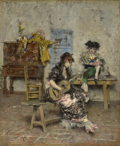 Egy gitáros, 1872 alkotó: Giovanni Boldini