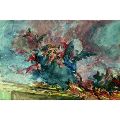 Boldini - PROJET DE DÉCORATION, A TIEPOLO FELÜLET RÉSZE alkotó: Giovanni Boldini