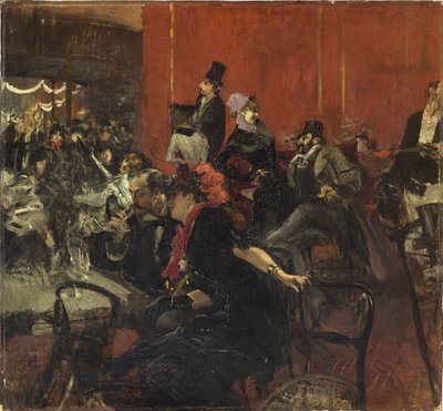 Ünnepi jelenet, c. 1889 alkotó: Giovanni Boldini