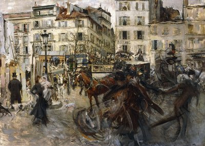 Place Pigalle, 1874 alkotó: Giovanni Boldini