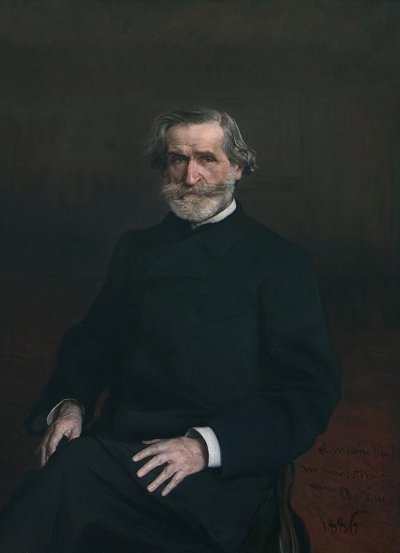 Giuseppe Verdi portréja alkotó: Giovanni Boldini