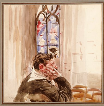 Egy ember portréja a templomban, 1900 alkotó: Giovanni Boldini