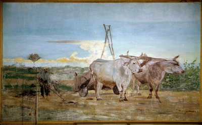 Az összegyűjtött állati trágya (olaj, vászon alkotó: Giovanni Boldini