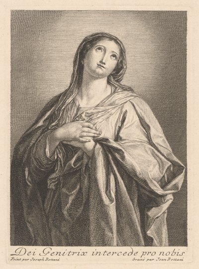 A Szűz alkotó: Giovanni Bottani, after Giuseppe Bottani