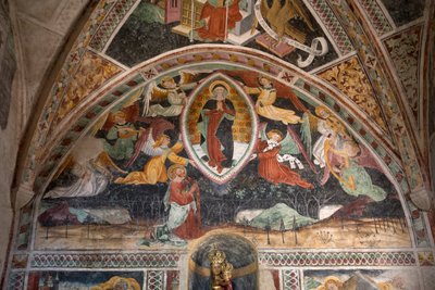 Felemelkedés, 1492 körül (freskó) alkotó: Giovanni Canavesio