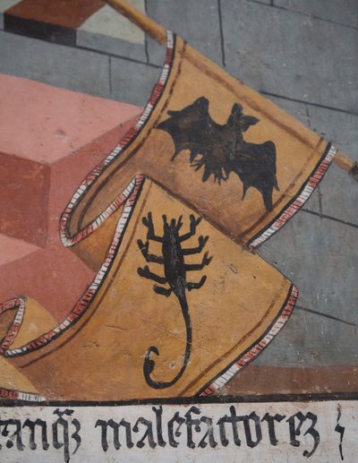Utolsó ítélet, részlet, 1492 körül (freskó) alkotó: Giovanni Canavesio