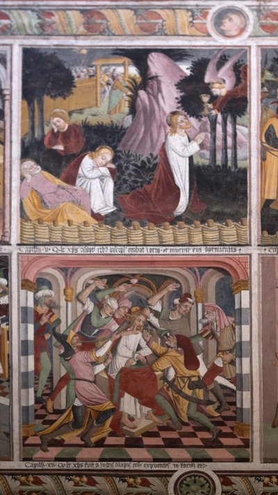 Jelenetek Krisztus életéből, 1492 körül (freskó) alkotó: Giovanni Canavesio