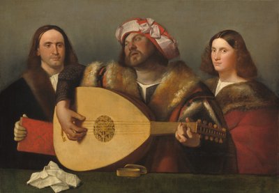 Egy koncert, c. 1518-1520. alkotó: Giovanni Cariani