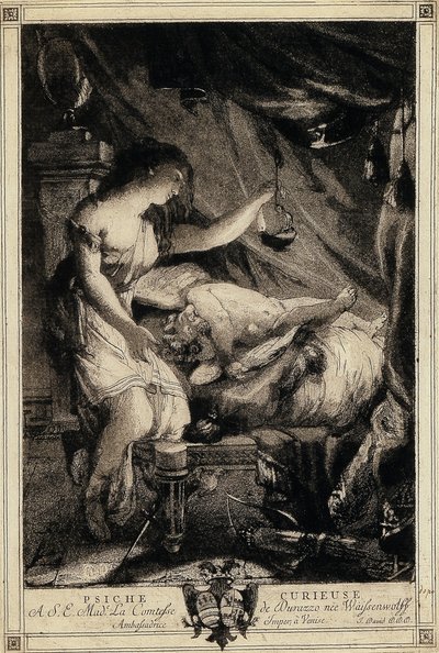 Curious Psyche, 1770-es évek közepe. alkotó: Giovanni David