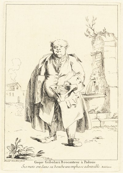 Gaspar Gribolari használt kereskedő Padovában (Gaspar Gribolari használt kereskedő Padovában) alkotó: Giovanni David